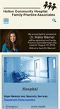 Mobile Screenshot of holtonhospital.com